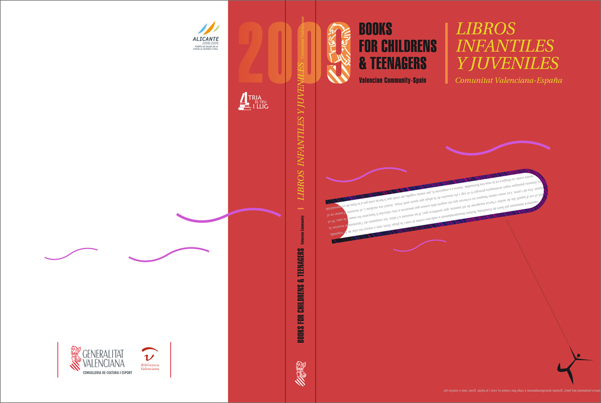 Cubiertas - Catálogo de libros infantiles y juveniles, Bolonia 2009 - diseño Paco Giménez