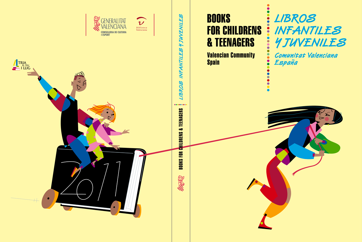 Catálogo de libros infantiles y juveniles, Feria de Bolonia 201, diseño Paco Giménez