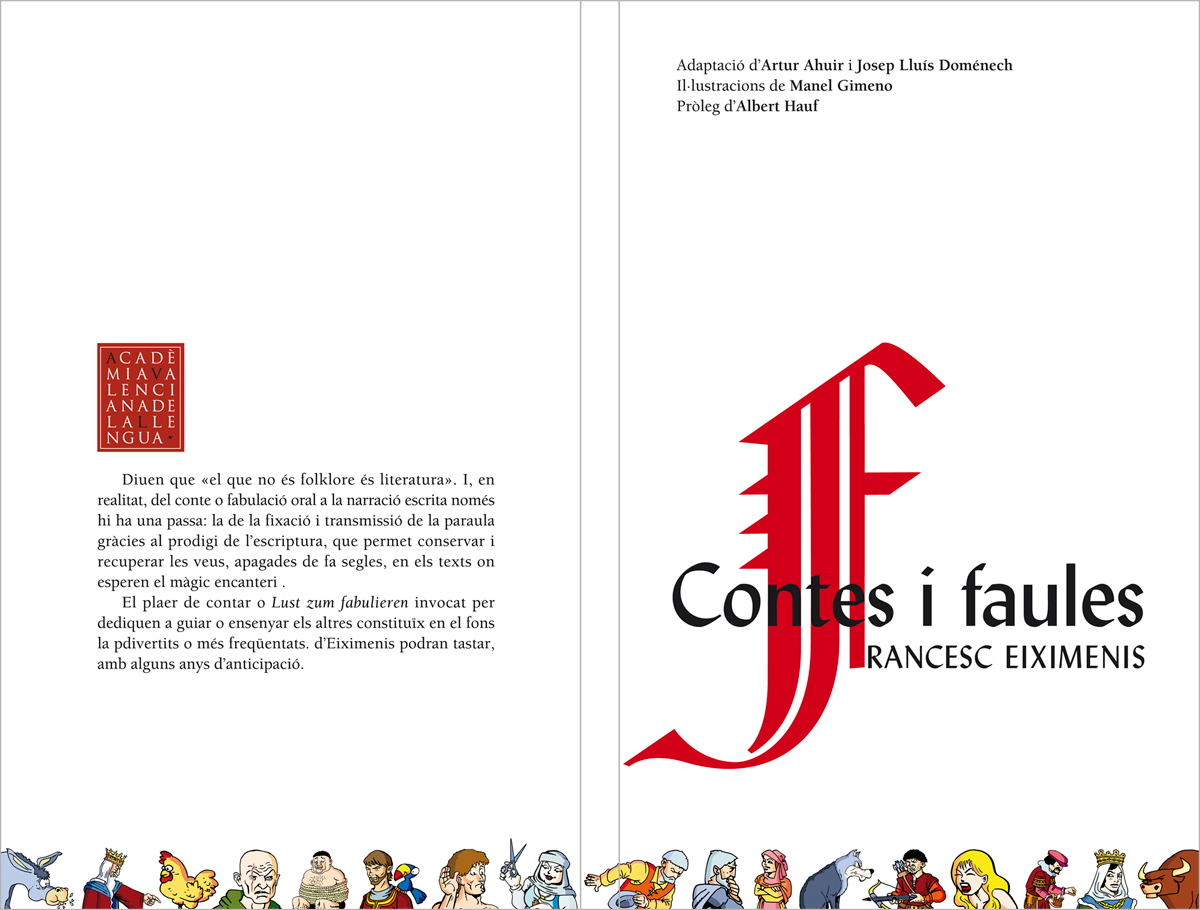 Contes i faules, Francesc Eiximenis, disseny Paco Giménez
