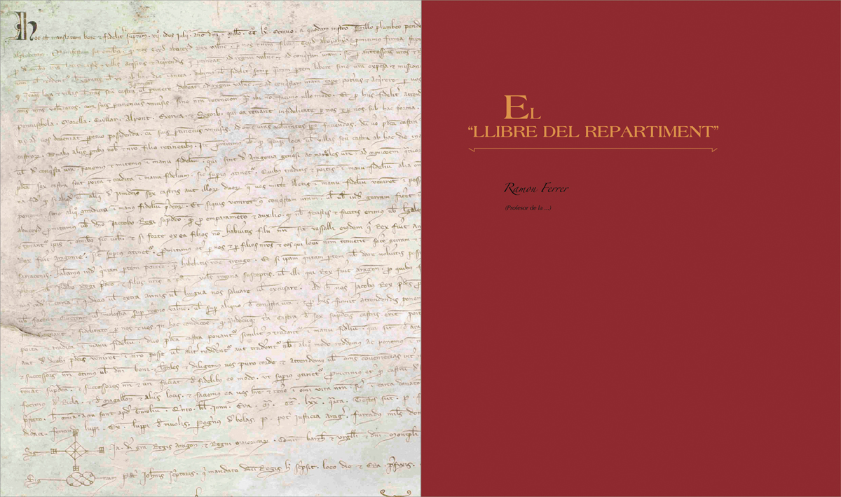 separador - Llibre del Repartiment (Jaume I), diseño Paco Giménez 3